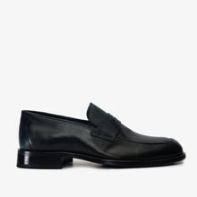 Load image into Gallery viewer, The Marinka Black Leather Shoe Penny Loafer Men  Shoe