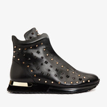 Load image into Gallery viewer, The Infanta High-Top Black Spike Leather Men Sneaker Limited Edition