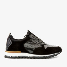 Load image into Gallery viewer, The Sopez Black Leather Men Sneaker
