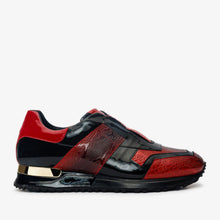 Load image into Gallery viewer, The Milano Snk Red Leather Men Sneaker