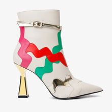 Load image into Gallery viewer, The Tario Cream Leather Ankle Women Boot