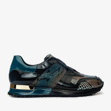 Load image into Gallery viewer, The Milano Snk Green Leather Men Sneaker