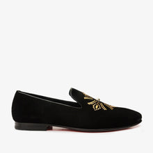 Load image into Gallery viewer, The Lazio Shoe Black Suede Slip-on Loafer Men Shoe