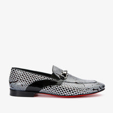 Load image into Gallery viewer, The Milano Black/White Shoe Bit Loafer Men  shoe