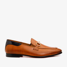 Load image into Gallery viewer, The Maratea Brown Leather shoe Bit Loafer Men Shoe