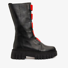Load image into Gallery viewer, The Mardin Black Leather Women Boot Final Sale!