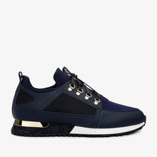 Load image into Gallery viewer, The Emir Navy Leather Men Sneaker