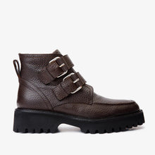 Load image into Gallery viewer, The Harry Brown Leather Double Monk Ankle Women Boot Final Sale!