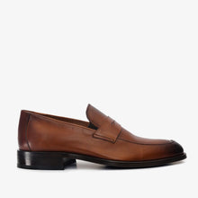 Load image into Gallery viewer, The Marinka Tan Leather Shoe Penny Loafer Men Shoe