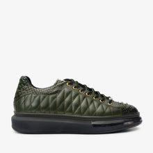 Load image into Gallery viewer, The Adler Green Snk Leather Men Sneaker Limited Edition