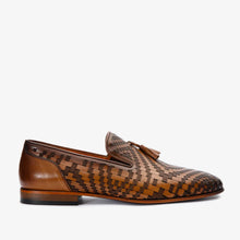 Load image into Gallery viewer, The Meram Brown Leather Tassel Slip-On Loafer Men Shoe