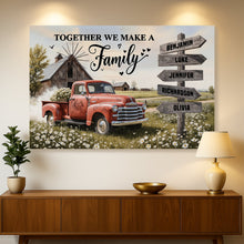 Load image into Gallery viewer, Personalized Family Farmhouse Old Truck Wall Art