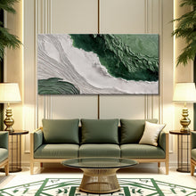 Load image into Gallery viewer, Green Rivers Abstract Wall Art II