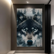 Load image into Gallery viewer, Wolf Double Exposure Wall Art III
