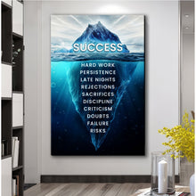 Load image into Gallery viewer, Success Motivational Wall Sign