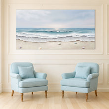 Load image into Gallery viewer, Serene Ocean Wave Coastal Wall Art III