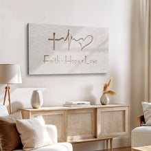 Load image into Gallery viewer, Faith, Hope, Love Faith Wall Art IV