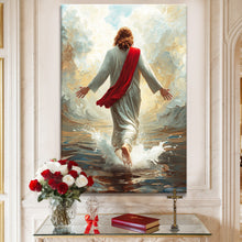 Load image into Gallery viewer, Jesus Christ Walking On Water Faith Wall Art IX