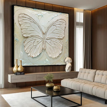 Load image into Gallery viewer, 3D White Butterfly Wall Art