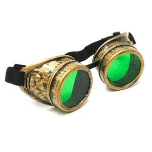 Wasteland Cyberpunk Goggles –  Cosplay Eyewear - neon pink, orange, green, red lenses