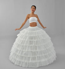Load image into Gallery viewer, Simple Wedding Dresses Ball Gown Crinoline Skirt -Quinceanera Petticoat Skirt
