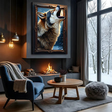 Load image into Gallery viewer, 3D Wolf Wall Art