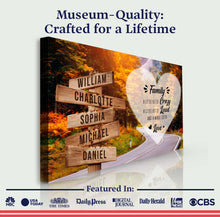 Load image into Gallery viewer, A Lot of Love Family Names Sign II