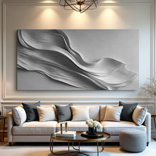 Load image into Gallery viewer, Stormy Gray Minimalist Wall Art