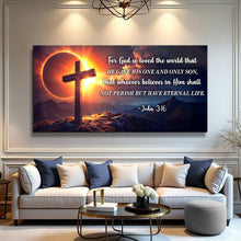 Load image into Gallery viewer, John 3:16: For God So Loved The World Faith Sign III