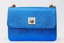 Load image into Gallery viewer, The Maple Sax Blue Leather Handbag