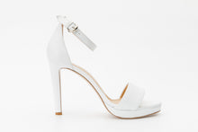 Load image into Gallery viewer, The Aksu White Leather Ankle Strap Women Sandal Final Sale!