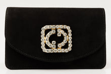 Load image into Gallery viewer, The California Black Suede Leather Handbag