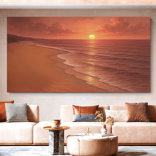 Load image into Gallery viewer, Beach Shoreline Coastal Wall Art VII