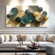 Load image into Gallery viewer, Lotus Leaf Abstract Wall Art VIII