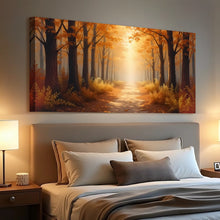 Load image into Gallery viewer, Abstract Forest Landscape Wall Art