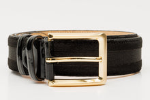 Load image into Gallery viewer, The Pontalto Black Leather Belt