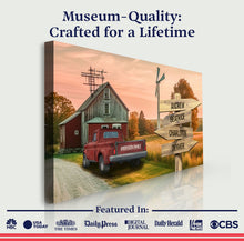 Load image into Gallery viewer, Old Truck Barn Family Names Sign