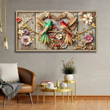 Load image into Gallery viewer, 3D Hummingbirds Wall Art VII