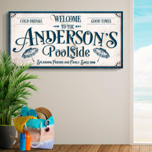 Load image into Gallery viewer, Personalized Pool Party Sign