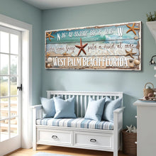 Load image into Gallery viewer, Personalized Beach House Coastal Sign III