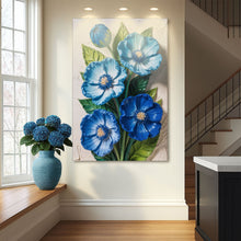 Load image into Gallery viewer, Blue Blossom Bouquet Wall Art