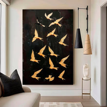Load image into Gallery viewer, Abstract Flying Swallow Wall Art