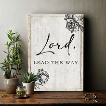 Load image into Gallery viewer, Lord Lead The Way Faith Sign