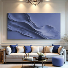 Load image into Gallery viewer, Midnight Navy Minimalist Wall Art