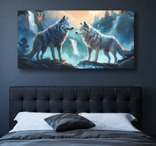 Load image into Gallery viewer, 3D Wolves Wall Art IV