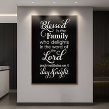 Load image into Gallery viewer, Blessed Is The Family Faith Sign II