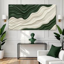 Load image into Gallery viewer, Green Rivers Abstract Wall Art VIII