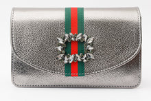 Load image into Gallery viewer, The Afega Silver Leather Handbag