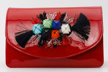 Load image into Gallery viewer, The Vigo Red Patent Leather Handbag