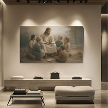 Load image into Gallery viewer, Jesus with Children Faith Wall Art III